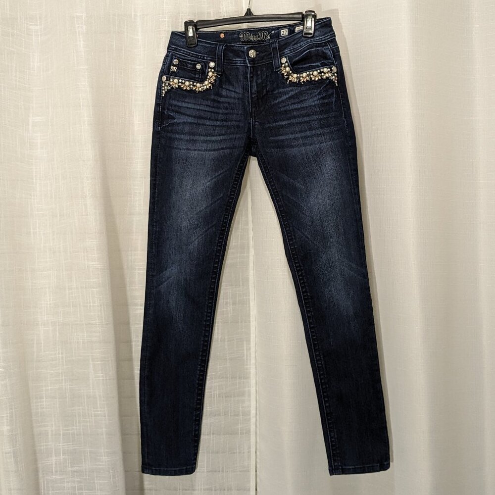 Miss Me Women's  Skinny Jeans Size 27 Blue .